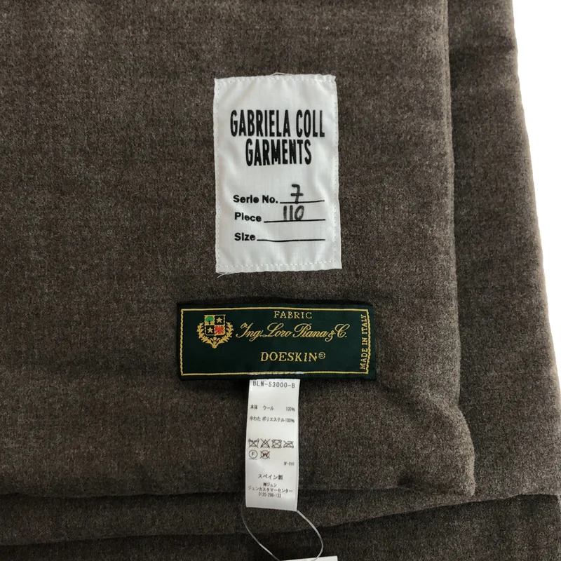GABRIELA COLL GARMENTS / ガブリエラコールガーメンツ | Loro Piana / DOESKIN 中綿 ストール |
