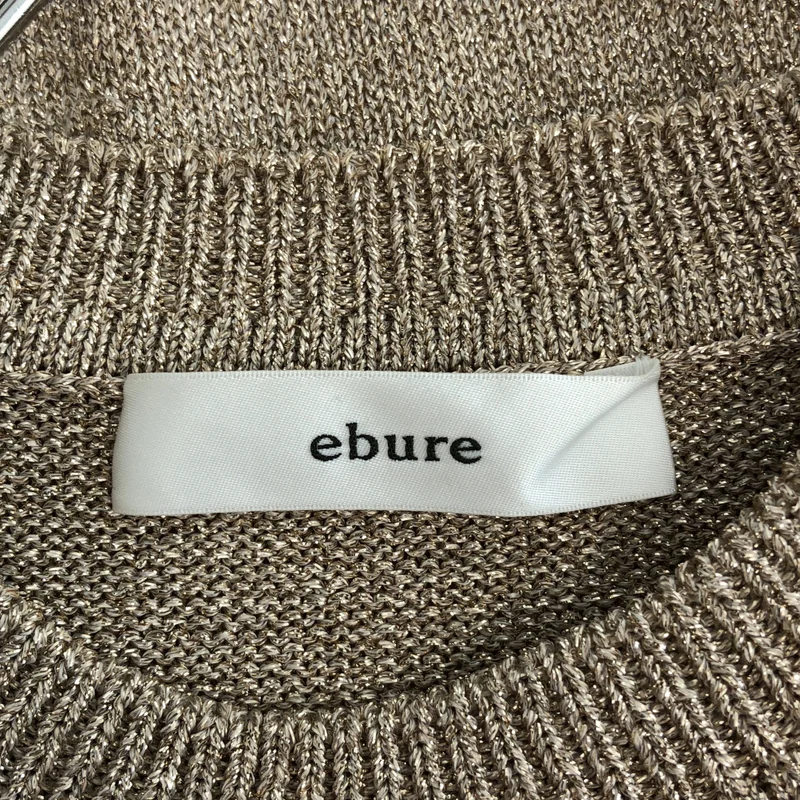 ebure / エブール | ラメミックスツィード ニットプルオーバー |