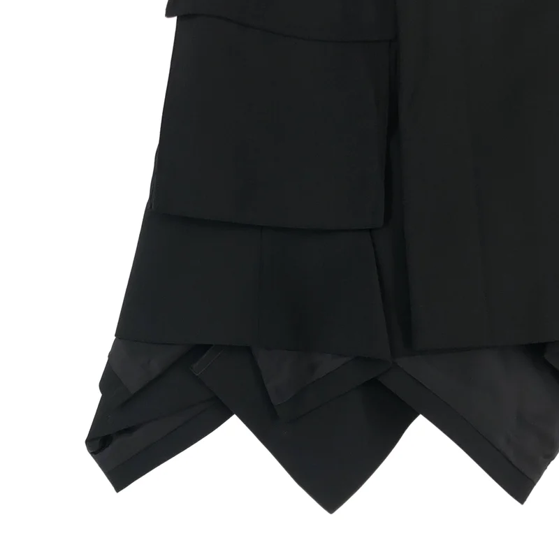 sacai / サカイ | 2024SS | ウール混 トープ ペプラムスカート | 2 | レディース