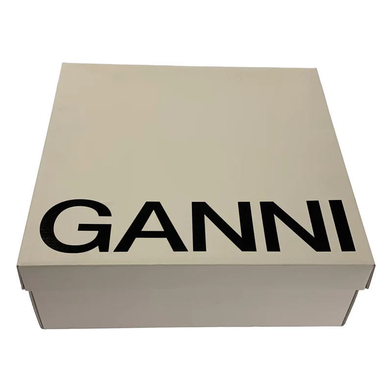 Ganni / ガニー | レザー バックロゴ チェルシーブーツ | 36 | レディース