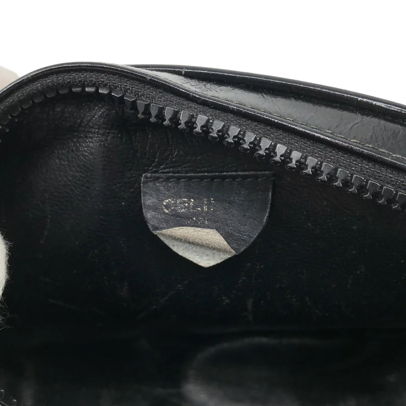 CELINE / セリーヌ | パテントレザー カレッジ トリオンフ クロスボディバッグ |