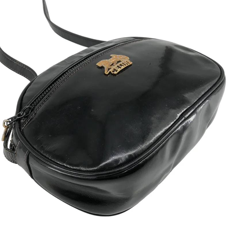 CELINE / セリーヌ | パテントレザー カレッジ トリオンフ クロスボディバッグ |