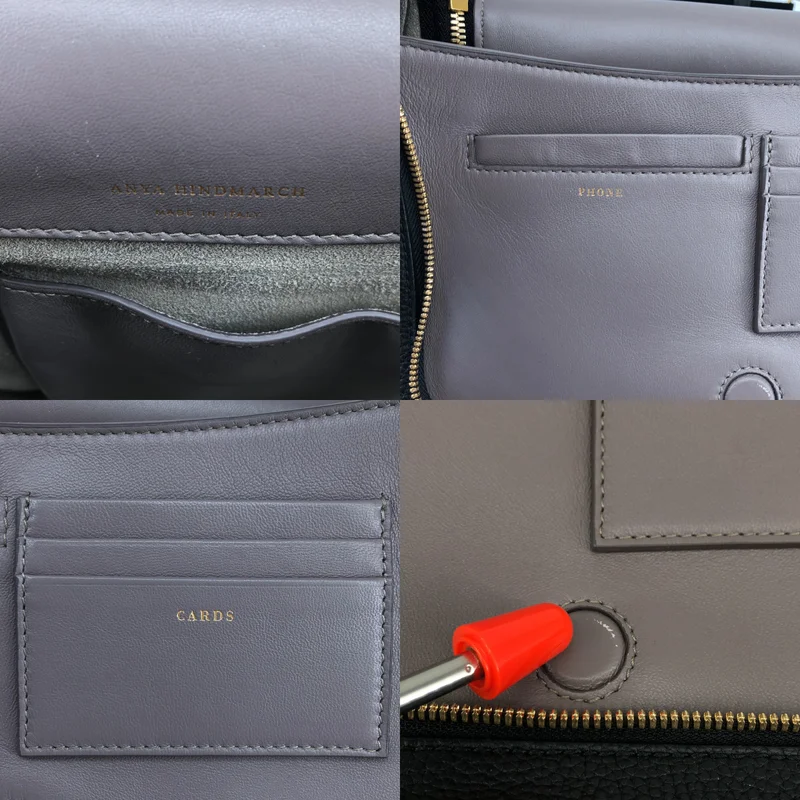 ANYA HINDMARCH / アニヤハインドマーチ | レザー ショルダーバッグ |