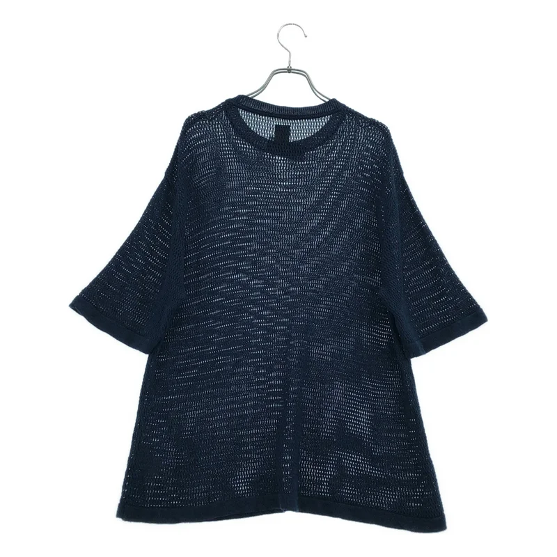 BATONER / バトナー | 2024SS | SUMMER KNIT CREW NECK SHORT SLEEVE / 和紙 メッシュニット カットソー | 2 | メンズ