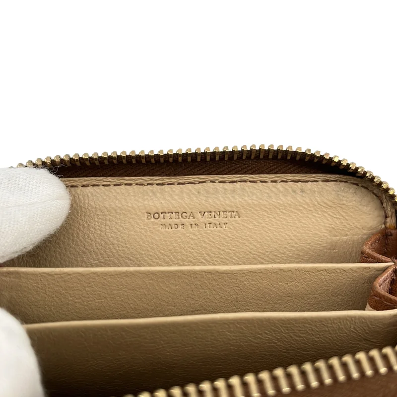 BOTTEGA VENETA / ボッテガヴェネタ | イントレチャート ラウンドジップ コインケース |