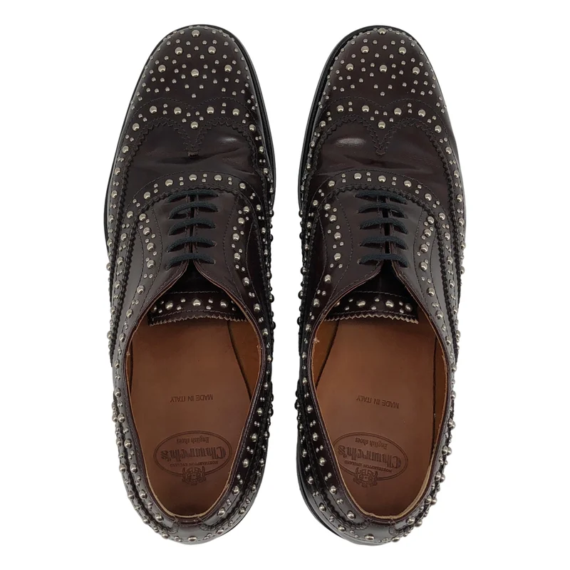 Church's / チャーチ | BURWOOD MET バーウッド スタッズ ウイングチップシューズ | 37 | レディース