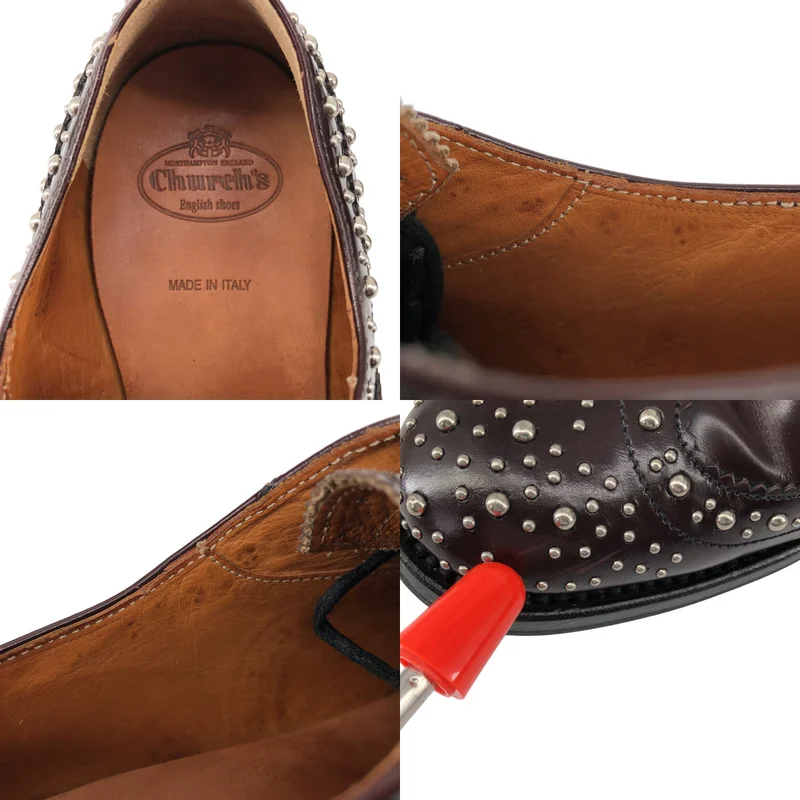 Church's / チャーチ | BURWOOD MET バーウッド スタッズ ウイングチップシューズ | 37 | レディース