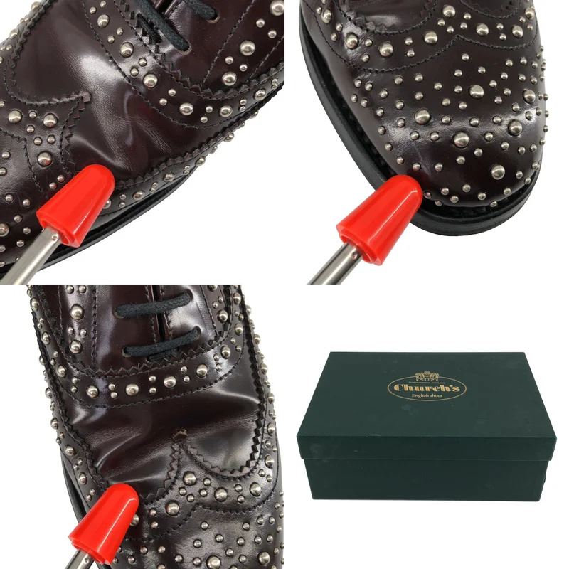 Church's / チャーチ | BURWOOD MET バーウッド スタッズ ウイングチップシューズ | 37 | レディース