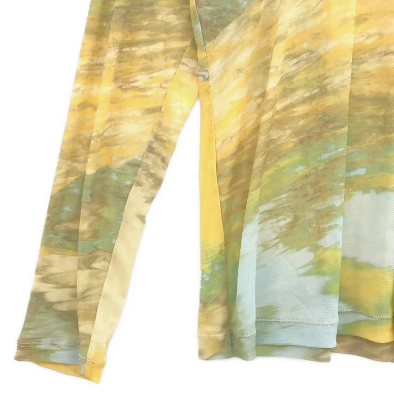 HOMME PLISSE ISSEY MIYAKE / オムプリッセイッセイミヤケ | 2025AW | AGATE SHEER 総柄プリント シアーカットソー | 3 | メンズ