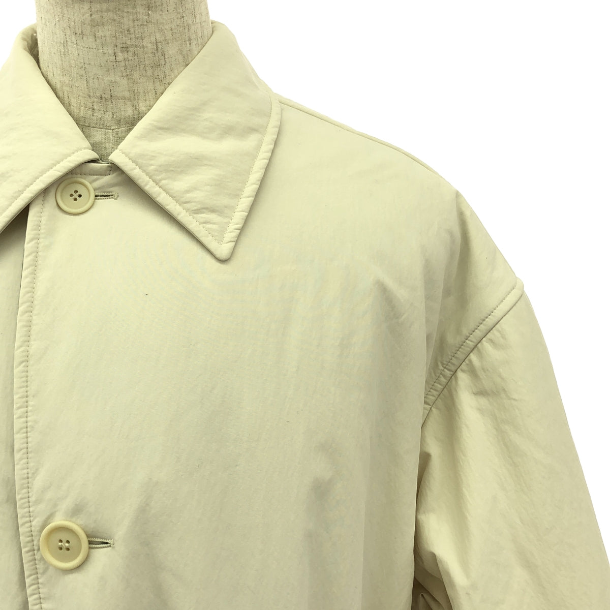 GUCCI / グッチ | BELTED MONOGRAM SUPREME PADDED COAT ベルト付