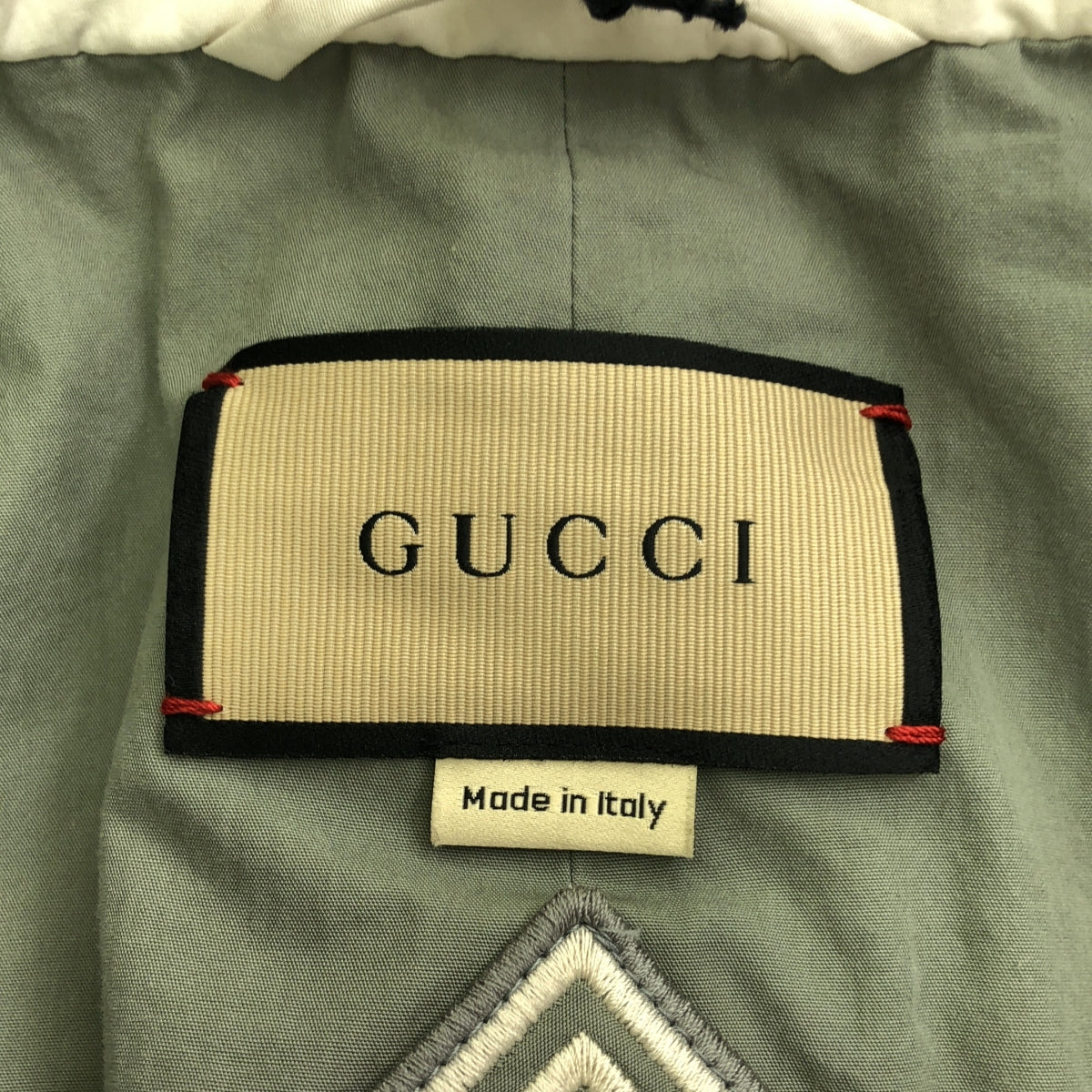 GUCCI / グッチ | BELTED MONOGRAM SUPREME PADDED COAT ベルト付