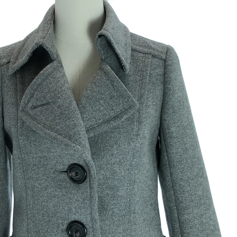 BURBERRY BLUE LABEL / バーバリーブルーレーベル | ウール アンゴラ混 トレンチコート | 38 | レディース