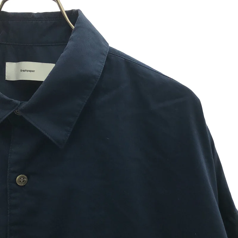 Graphpaper / グラフペーパー | 2023AW | Solotex Twill L/S Oversized Box Shirt / オーバーシルエット シャツ | F | メンズ