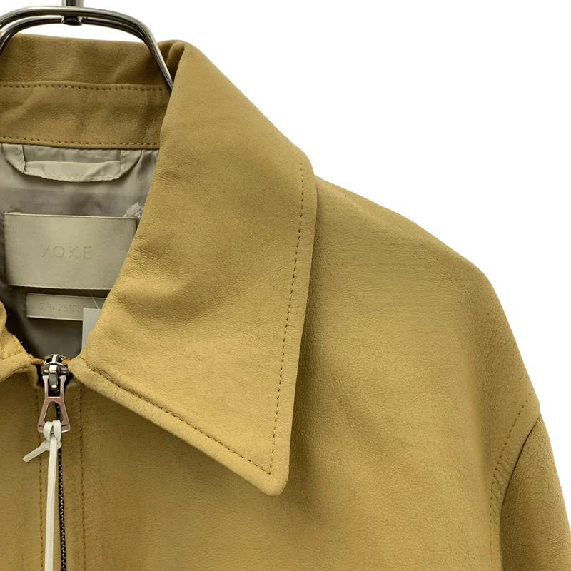 YOKE / ヨーク | Leather Zip Blouson レザー ジップブルゾン ジャケット | 1 | メンズ