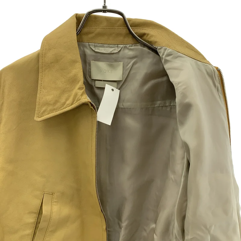 YOKE / ヨーク | Leather Zip Blouson レザー ジップブルゾン ジャケット | 1 | メンズ