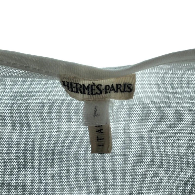HERMES / エルメス | マルジェラ期 コットン 総柄 カットソー | L | レディース