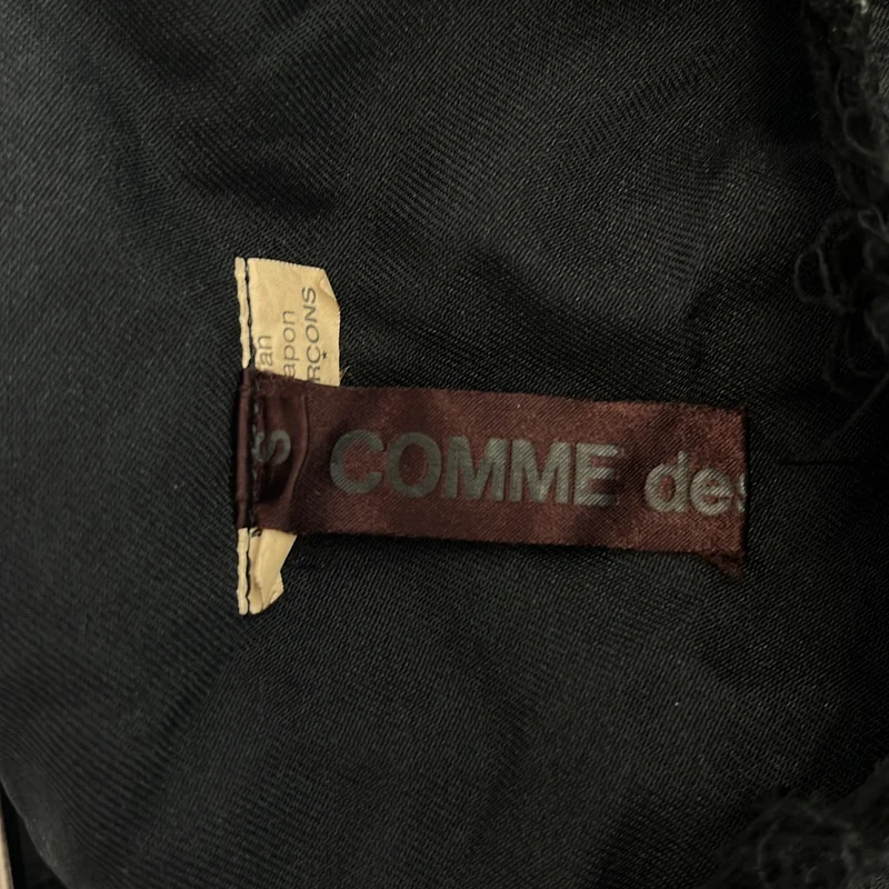 COMME des GARCONS / コムデギャルソン | 2017SS | ポリエステル縮絨 断ち切り プリーツ ワンピース | S | レディース