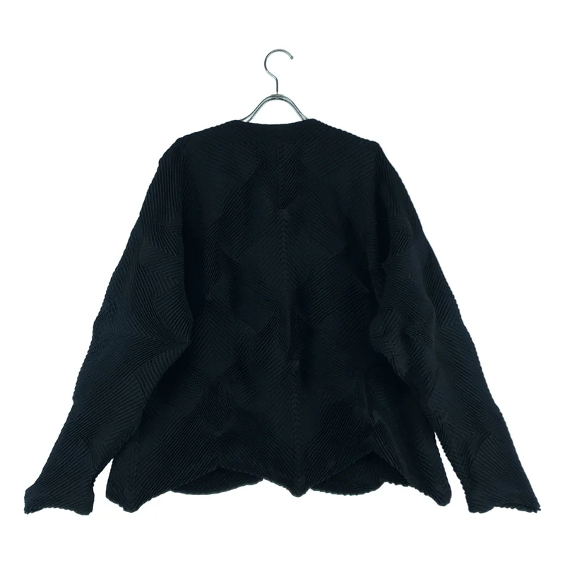 A-POC ABLE ISSEY MIYAKE / エイポックエイブルイッセイミヤケ | 2024AW | TYPE-O プリーツ 変形 カーディガン | 2 | レディース