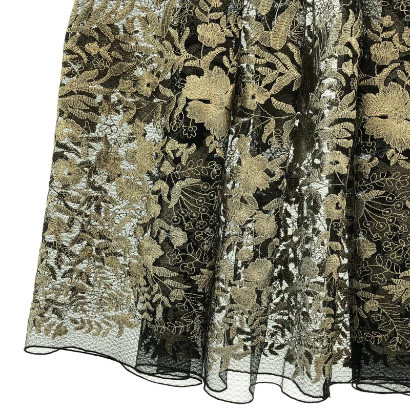 AMERI / アメリ | LULA TULLE EMBROIDERY SKIRT 01120930080 | S | レディース