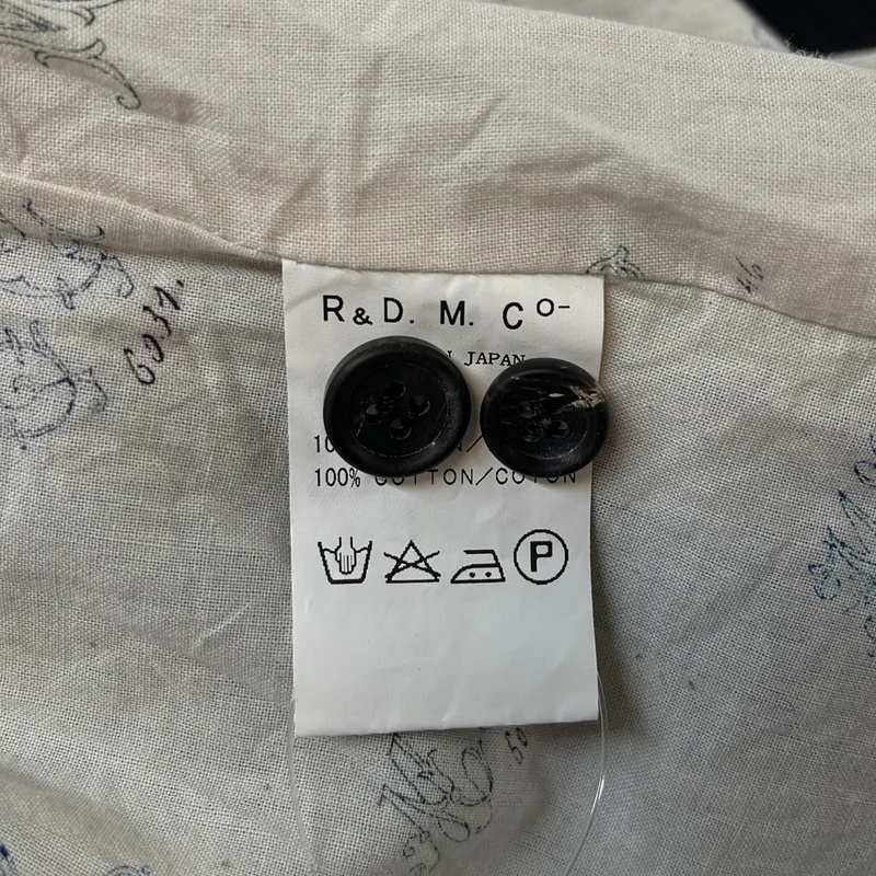 R&D.M.Co / オールドマンズテーラー | リネン ステッチ バンドカラージャケット | M | レディース