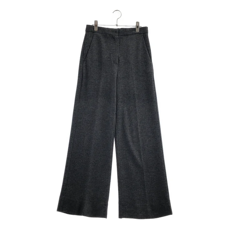 Max Mara / マックスマーラ | ウール ヘリンボーン ワイドパンツ | 42 | レディース