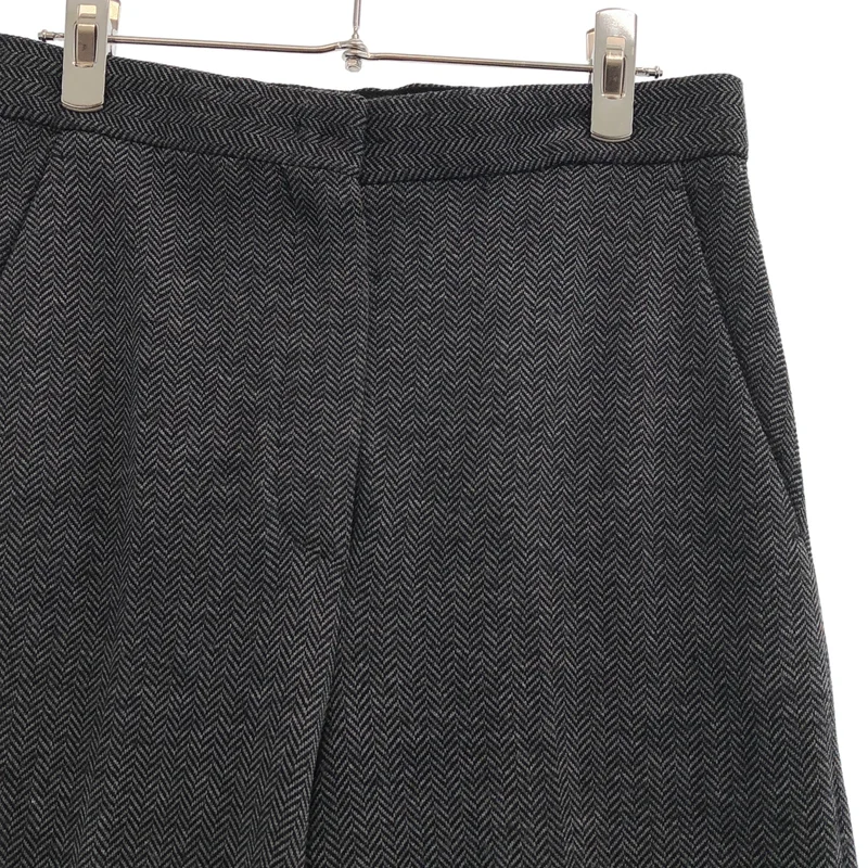 Max Mara / マックスマーラ | ウール ヘリンボーン ワイドパンツ | 42 | レディース