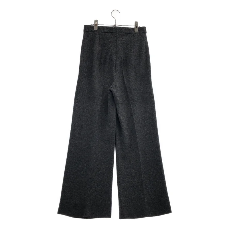 Max Mara / マックスマーラ | ウール ヘリンボーン ワイドパンツ | 42 | レディース