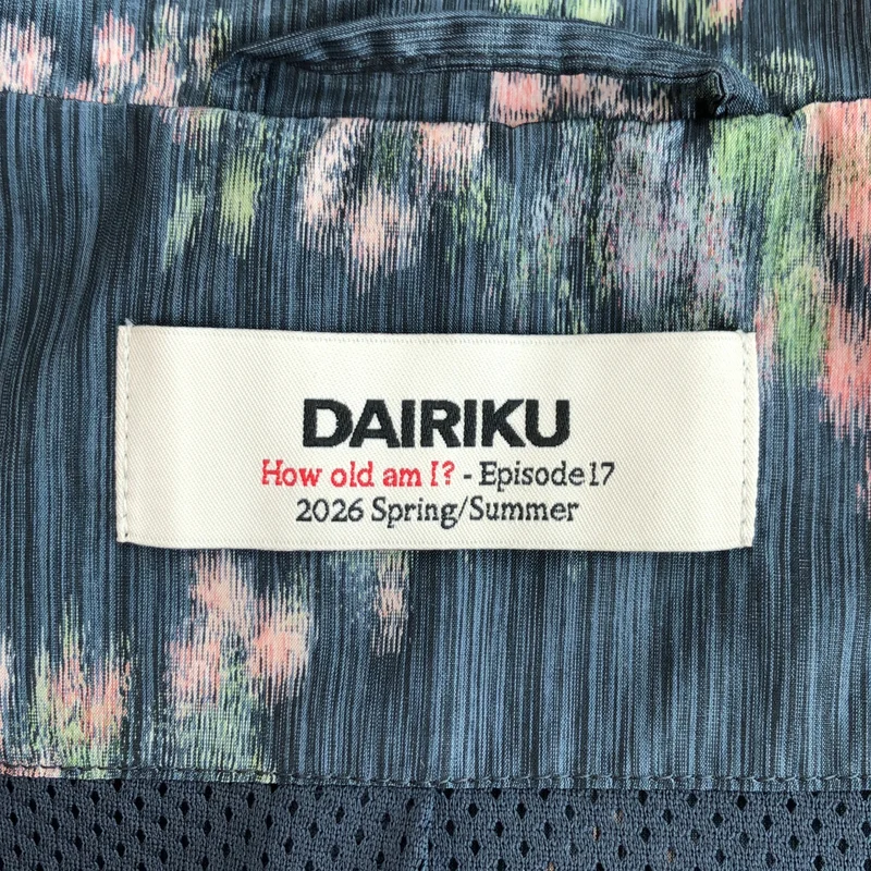 DAIRIKU / ダイリク | 2026SS | Fleur Training Jacket ジャケット 26SS J8 | M | メンズ