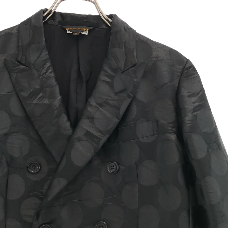 COMME des GARCONS / コムデギャルソン | 2011AW | アセテート ドット ダブルブレスト テーラードジャケット | XS | レディース
