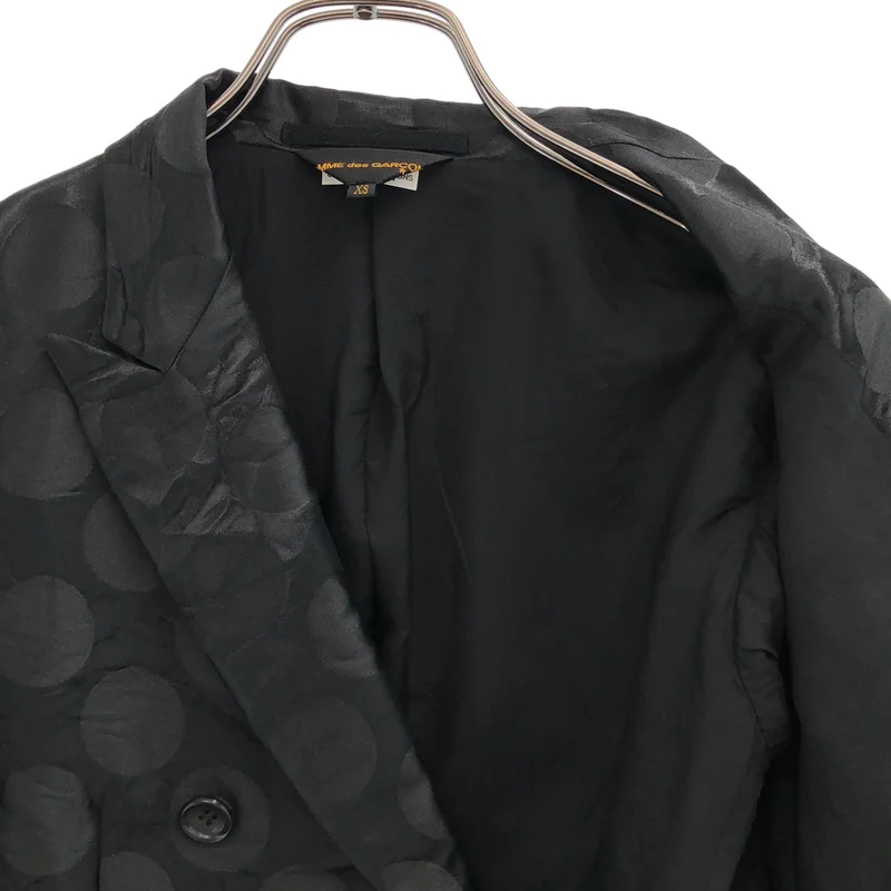 COMME des GARCONS / コムデギャルソン | 2011AW | アセテート ドット ダブルブレスト テーラードジャケット | XS | レディース