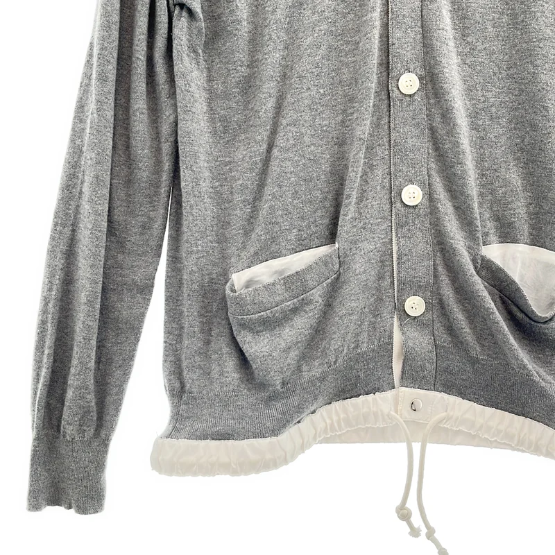 sacai / サカイ | コットン カシミヤ カーディガン | 2 | メンズ