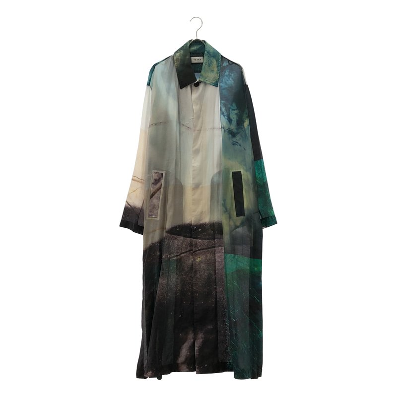 TAAKK / ターク | 総柄プリント ステンカラーコート TA24SS-CO040 | 2 | メンズ