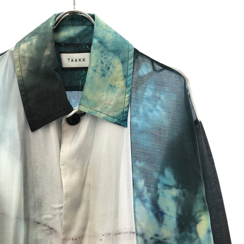TAAKK / ターク | 総柄プリント ステンカラーコート TA24SS-CO040 | 2 | メンズ