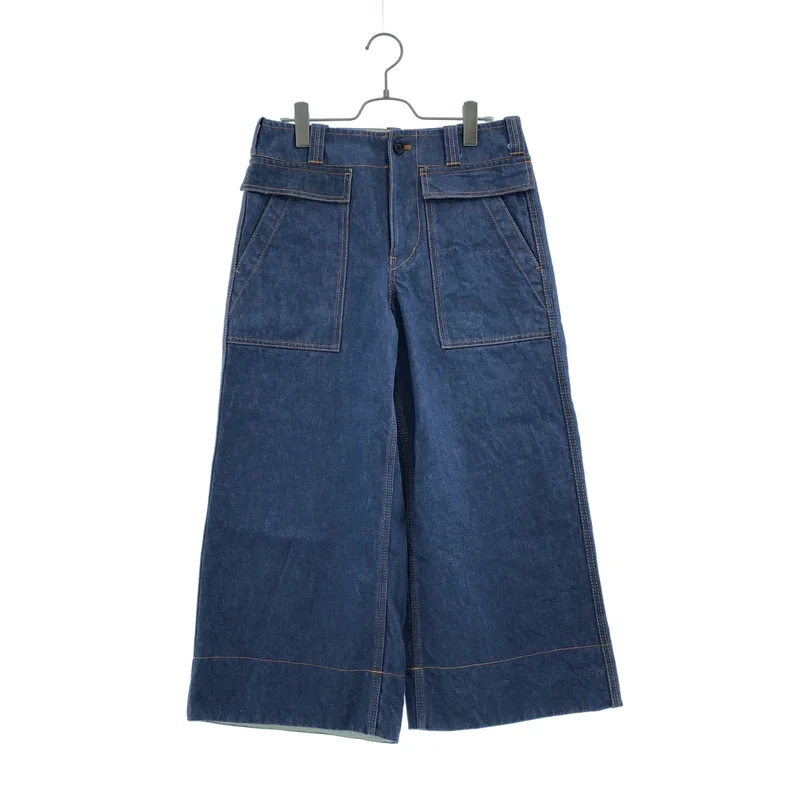tricot COMME des GARCONS / トリココムデギャルソン | 2018SS | 製品洗い加工 ワイドパンツ | S | レディース