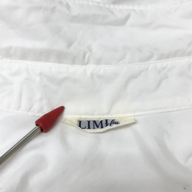 LIMI feu / リミフゥ | コットン サイドスリット ロングシャツ |