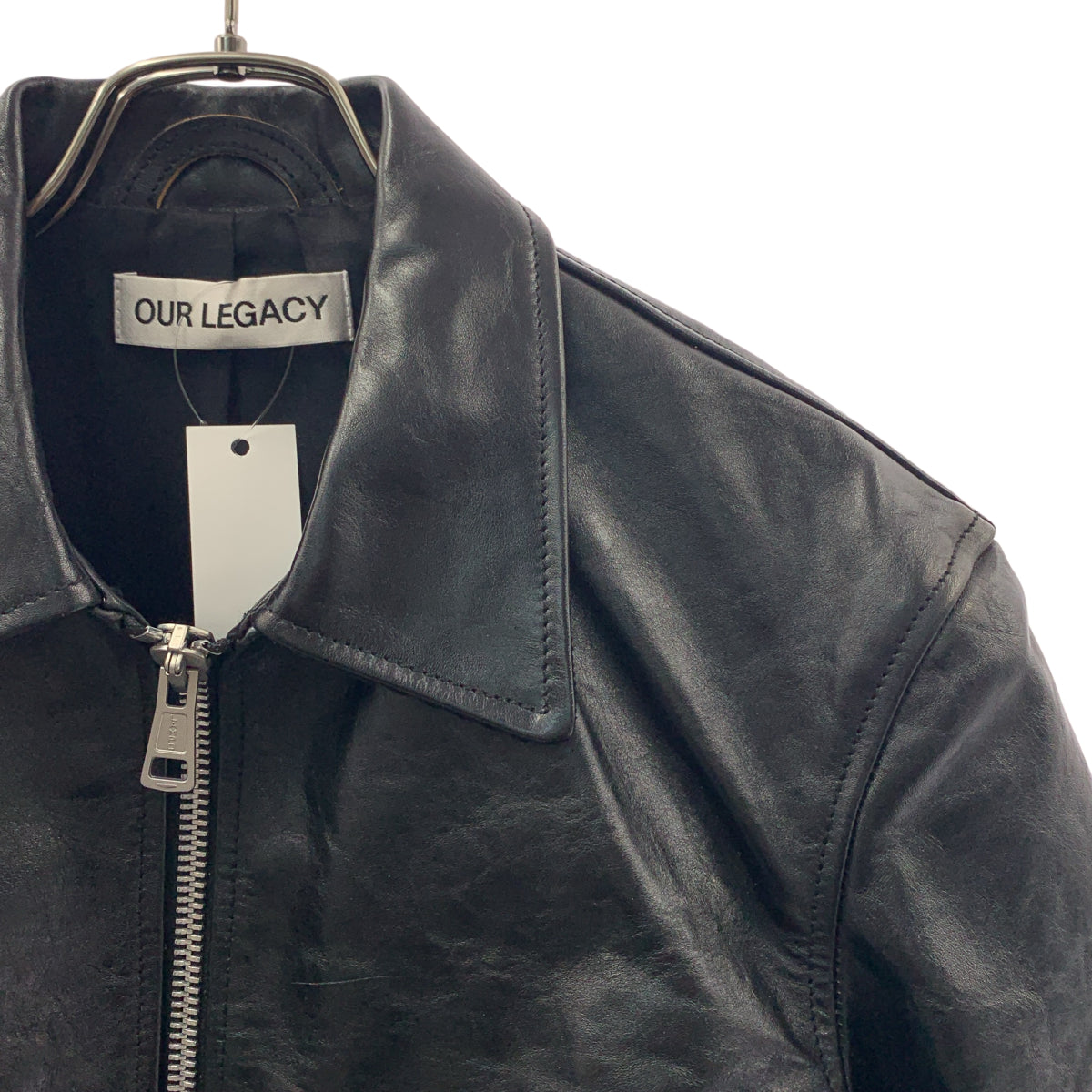 OUR LEGACY / アワーレガシー | MINI JACKET leather ダブルジップ