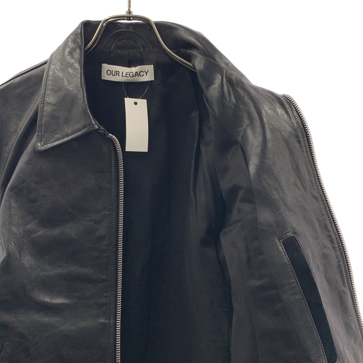 OUR LEGACY / アワーレガシー | MINI JACKET leather ダブルジップ