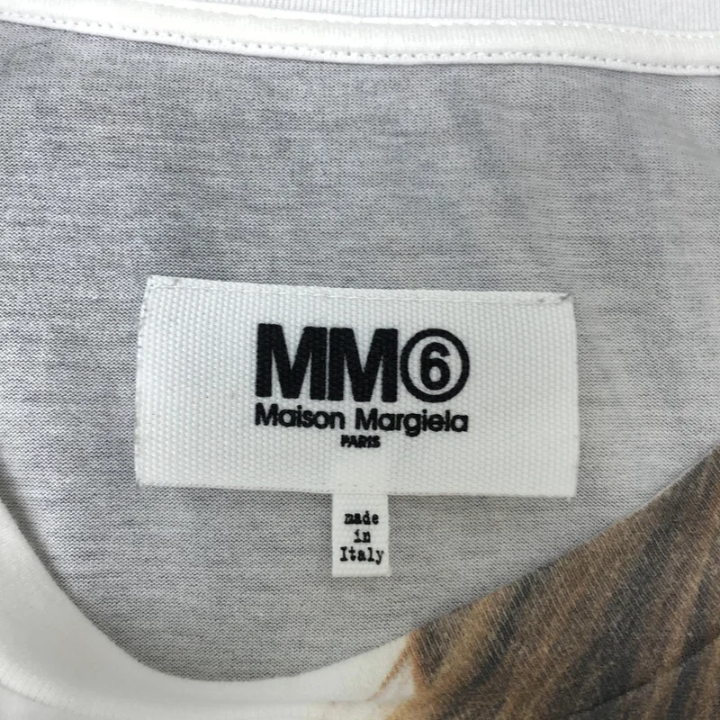 MM6 Maison Margiela / エムエムシックスメゾンマルジェラ | 2022SS | コットン ヘアプリント ハーフスリーブ Tシャツ | S | レディース
