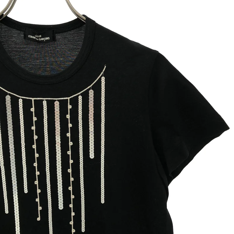 tricot COMME des GARCONS / トリココムデギャルソン | 2008SS | コットン スパンコール クルーネックカットソー |
