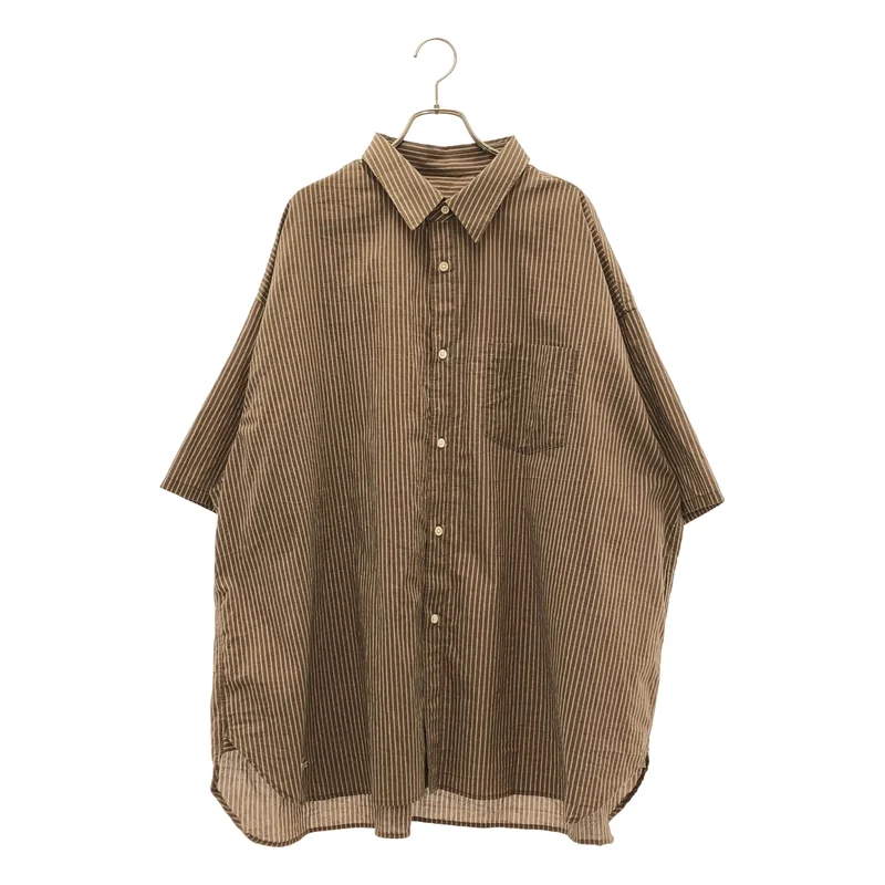 FreshService / フレッシュサービス | 2026SS | HRAFTeX S/S STRIPE SHIRT ストライプ 半袖シャツ | L | メンズ