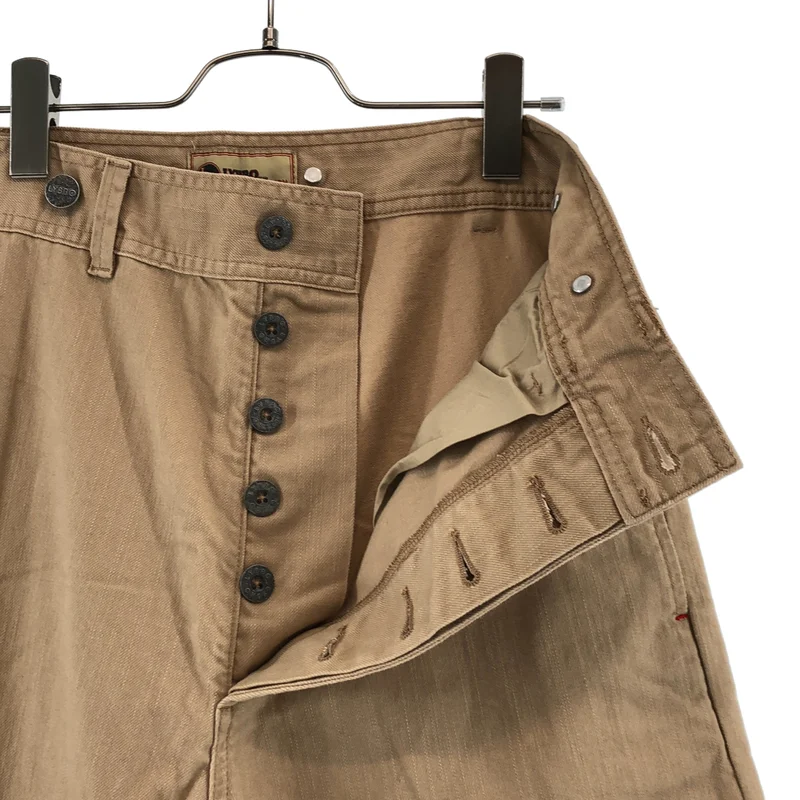 NIGEL CABOURN LYBRO / ナイジェルケーボンライブロ | RAILROAD PT CO TWILL コットン ボタンフライ パンツ | 30 | メンズ