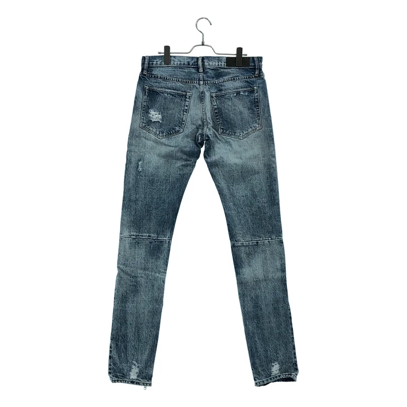 FEAR OF GOD / フィアオブゴッド | 2016AW | 4th Selvedge Denim / クラッシュ加工 サイドジップ スキニーデニム | 32 | メンズ