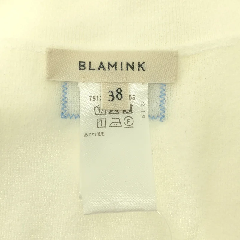 BLAMINK / ブラミンク | 2026SS | 14Gレギュラーカラーショートスリーブニット | 38 | レディース