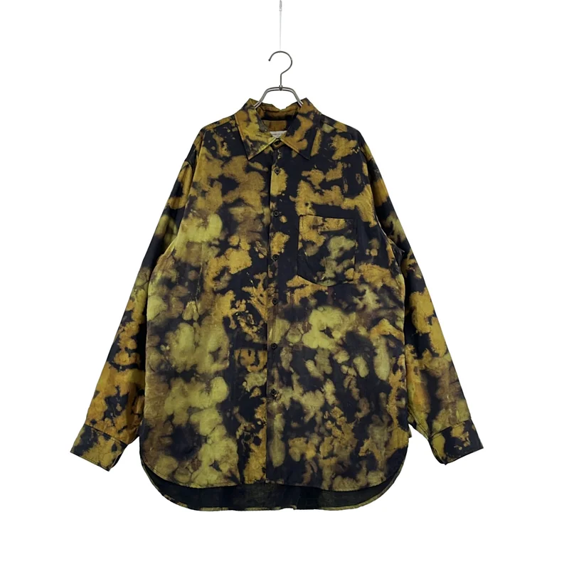 DRIES VAN NOTEN / ドリスヴァンノッテン | 2022AW | シルク グラフィックプリント シャツ | 52 | メンズ