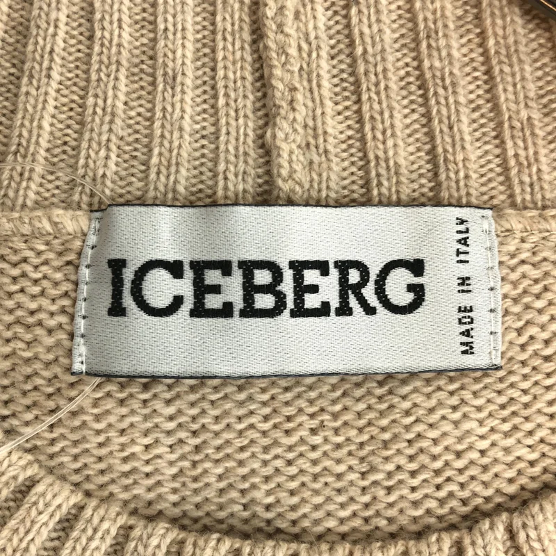 ICEBERG / アイスバ－グ | カシミヤ ウール混 プルート クルーネックニット | 38 | レディース