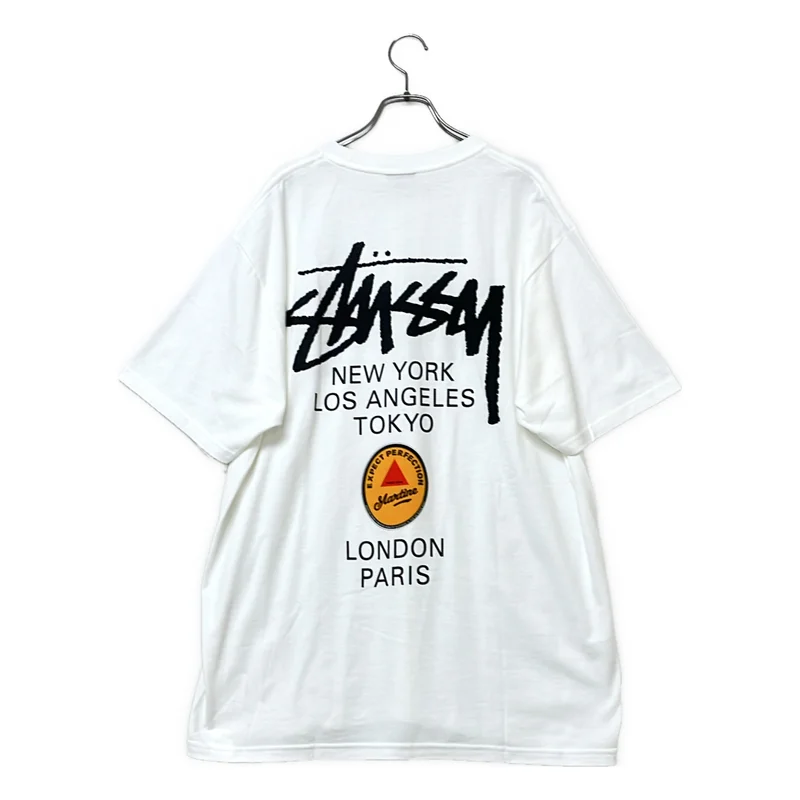 STUSSY / ステューシー | ×Martine Rose / ロゴ Tシャツ | L | メンズ