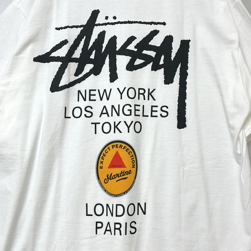 STUSSY / ステューシー | ×Martine Rose / ロゴ Tシャツ | L | メンズ