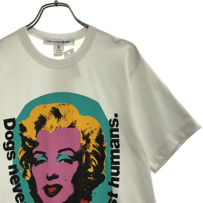 COMME des GARCONS SHIRT / コムデギャルソンシャツ | × Andy Warhol プリント カットソー | XS | メンズ