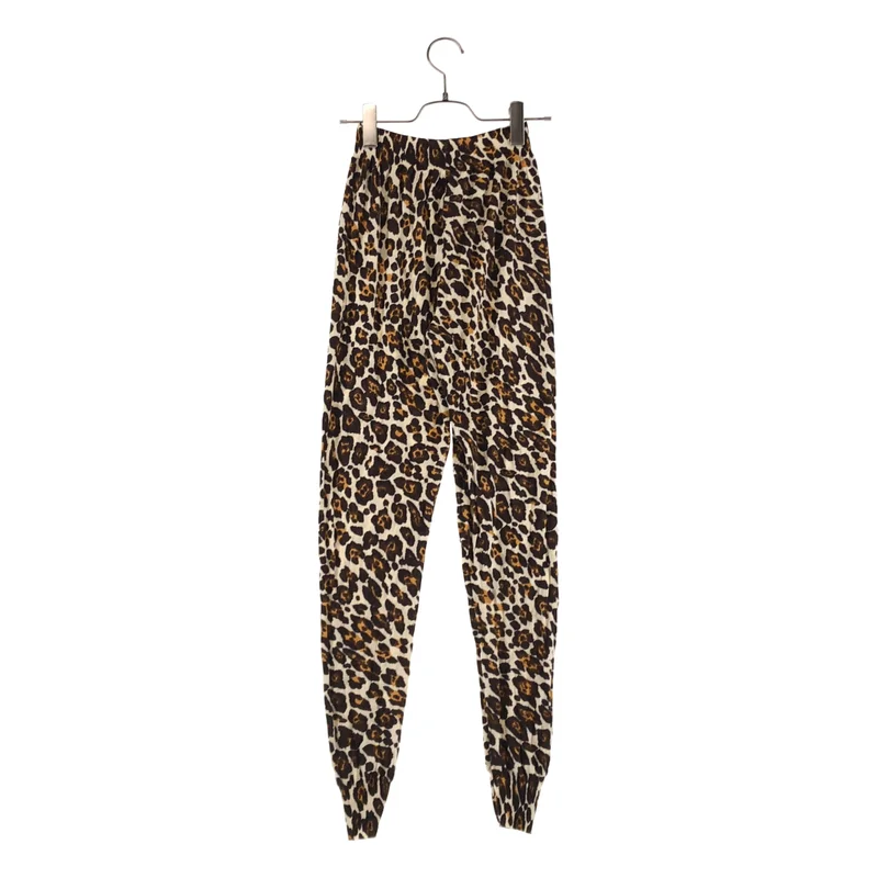STELLA McCARTNEY / ステラマッカートニー | ウール ヒョウ柄 プリント ニット パンツ | 36 | レディース