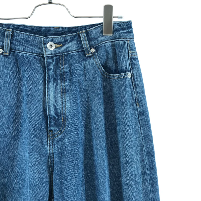 JOSE MOON / ジョゼムーン | HEM LAYERED DENIM PANTS デニムパンツ | 38 | レディース